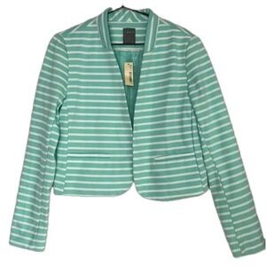 NWT Smart Set Striped Open Blazer